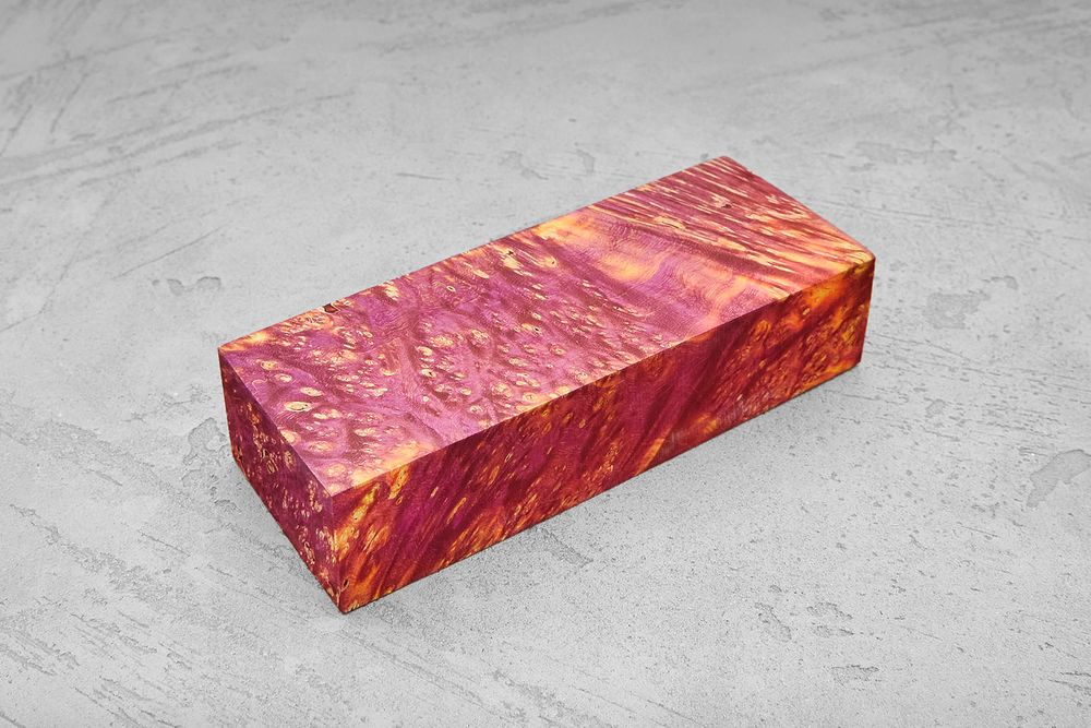 Кап клёна стабилизированный трехцветный Т55