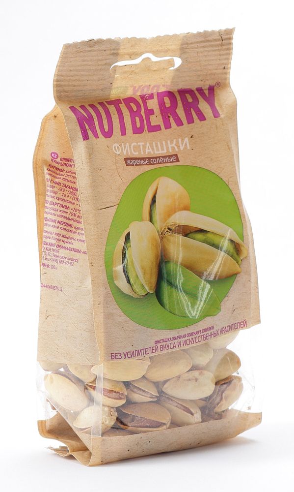 NUTBERRY Фисташка жареная соленая 100 г