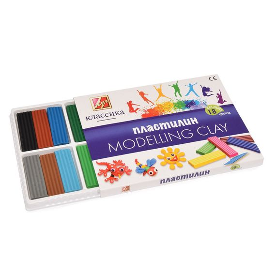 Plastilin \ Пластилин 18 цв. &quot;Классика&quot;