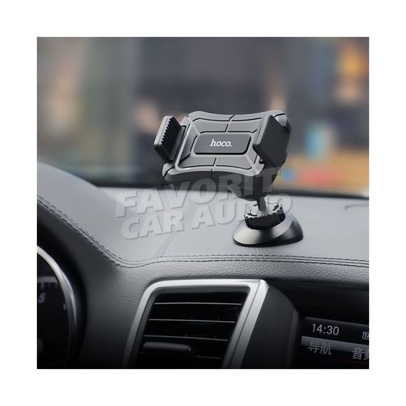 Держатель HOCO CA43 Travel spirit торпедо чёрный