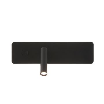 Настенный светодиодный светильник 3W+12W 3000K/4000K/5000K CLT 215W  BL чёрный Crystal Lux