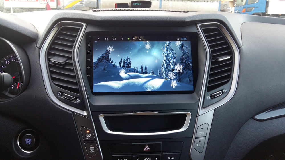 Магнитола для Hyundai Santa Fe 2012-2018 - Vaycar VA23-0209 на Android 13, 8-ядер, 4G SIM-слот