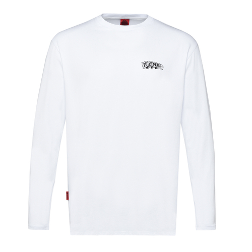 Лонгслив LIFE IS SHORT, белый