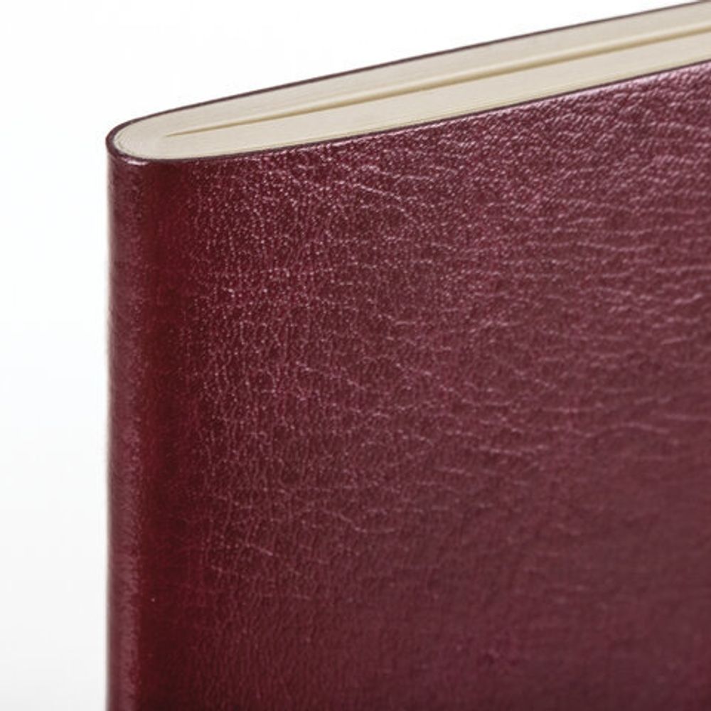 Тетрадь 60 л. в клетку обложка гладкий кожзам, сшивка, А4 (210х297мм), БОРДОВЫЙ, BRAUBERG VIVA, 403908