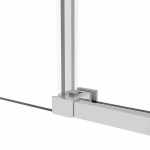 Душевой уголок Vincea Slim Soft VSR-1SS1010CL 100x100 стекло прозрачное/профиль хром