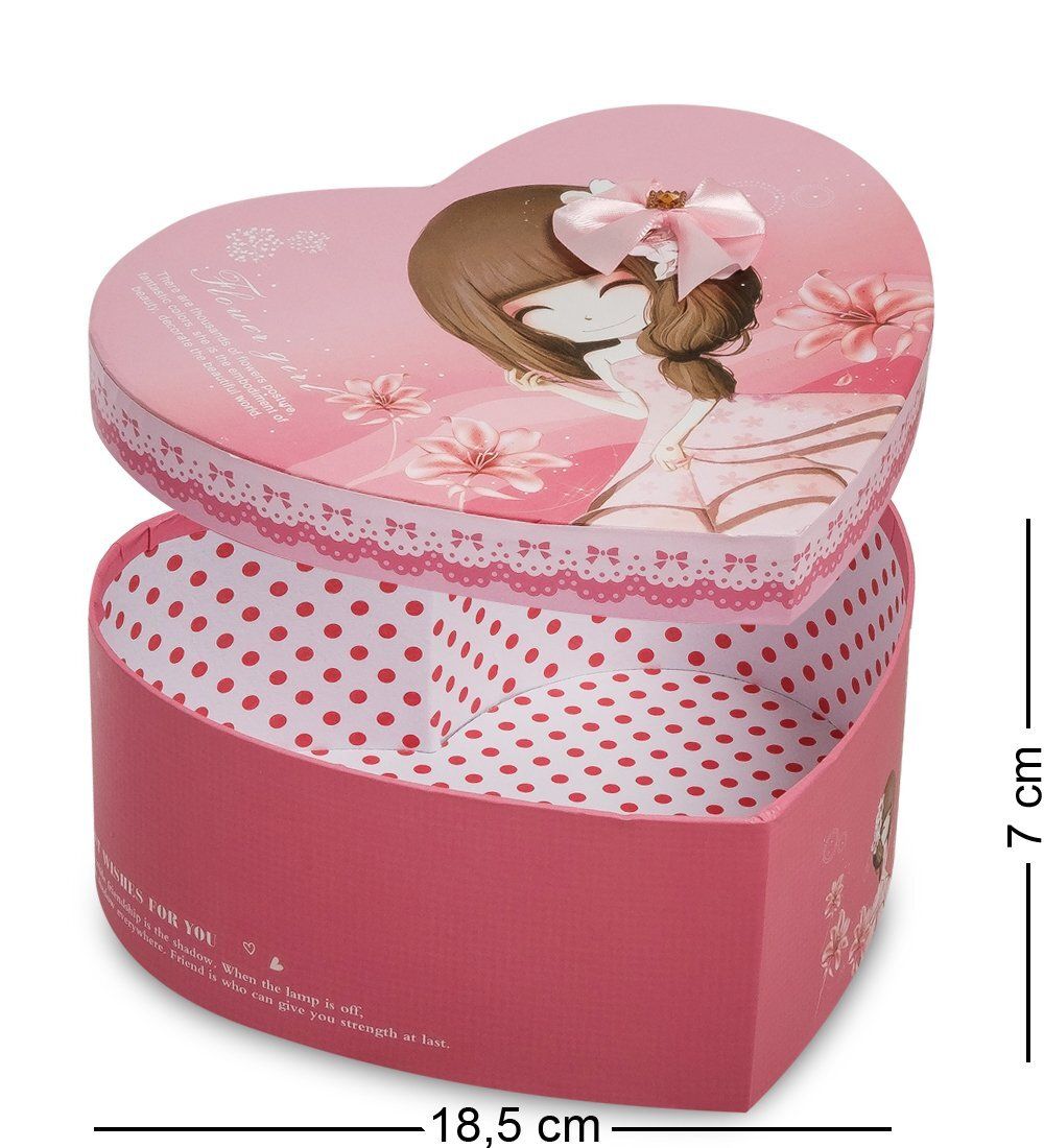 WG-69/2-A Коробка подарочная «Сердце» цв.розовый