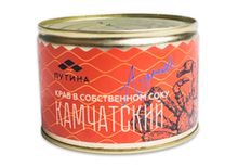 Краб камчатский в собственном соку ПУТИНА, 240г