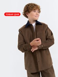 Рубашка вельветовая "Трюфель" 7+
