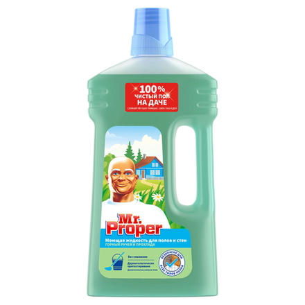 Моющее средство Mr.Proper Горный ручей и прохлада 1.5 л
