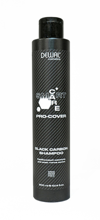 Карбоновый шампунь д/вс.тип SMART CARE PRO-COVER Black Carbon 300мл