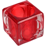 Подсвечник «ICE» 5*5 см, Рубин