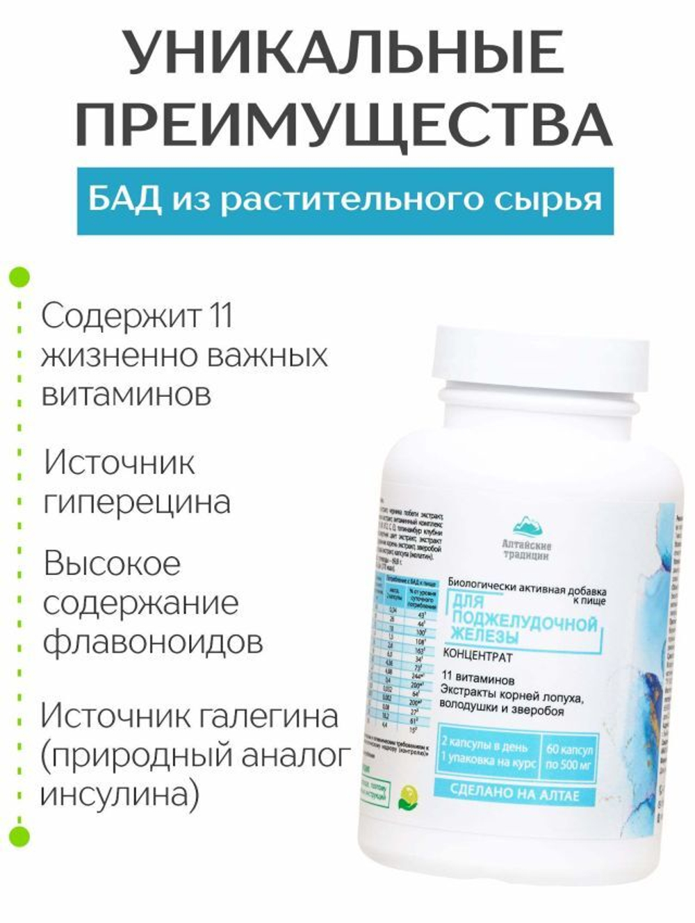 Концентрат Для поджелудочной железы