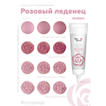 Пищевой краситель гелевый водорастворимый "Розовый леденец" Top Decor, Россия 100гр