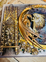 Шкатулка-комод "Дракон и ангел"