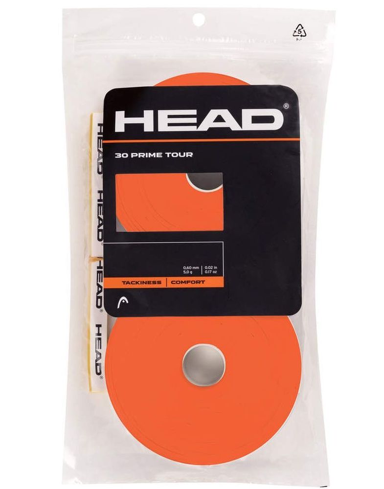 Теннисные намотки Head Prime Tour 30P - Оранжевый