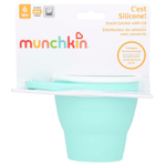 Munchkin, C'est Silicone! ™, ловушка для снеков с крышкой, для детей старше 6 месяцев, со вкусом мяты, 1 шт.