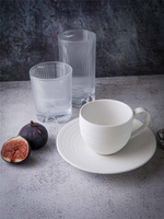 Чашка 200 мл, 11,5x8,5 см h 7,5 см, фарфор, Linea