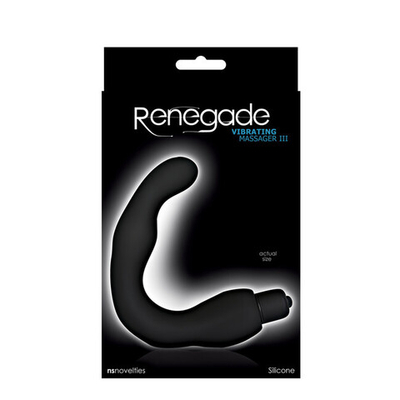 Стимулятор простаты с вибрацией Renegade Vibrating Massager 3 (Цвет: черный)