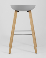 Стул барный LIBRA СЕРЫЙ 2 шт