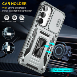 Чехол Safe Case с кольцом и защитой камеры для Samsung Galaxy S25 FE