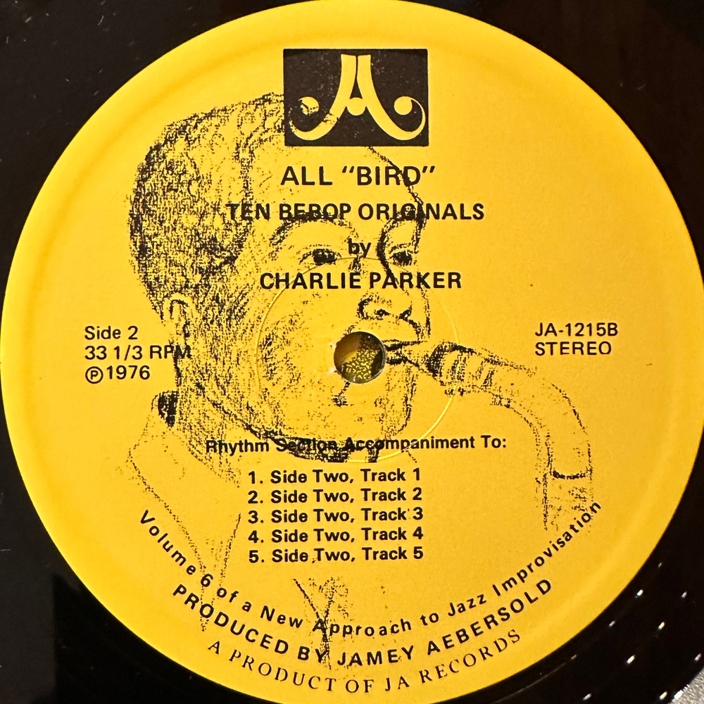 Jamey Aebersold ‎– All "Bird" (США 1978г.)