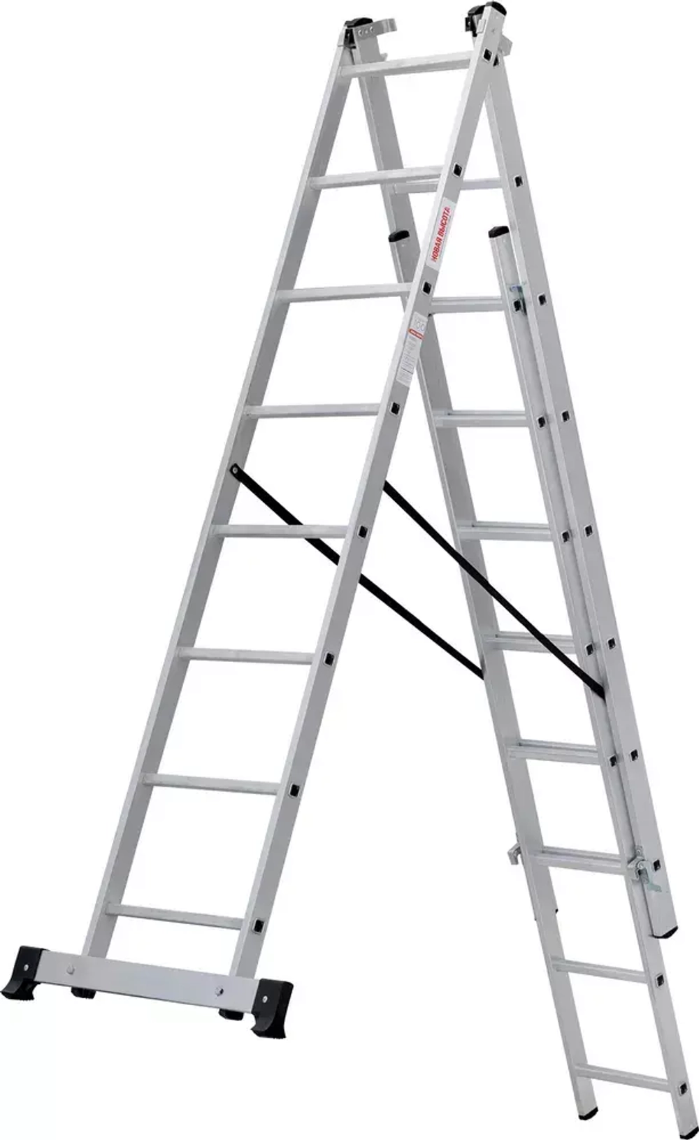 ЛЕСТНИЦА АЛЮМИНИЕВАЯ ТРЕХСЕКЦИОННАЯ NV1230 3X8