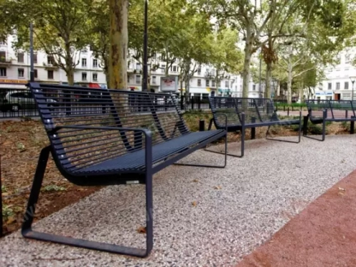 Скамейка «Глория» из металла