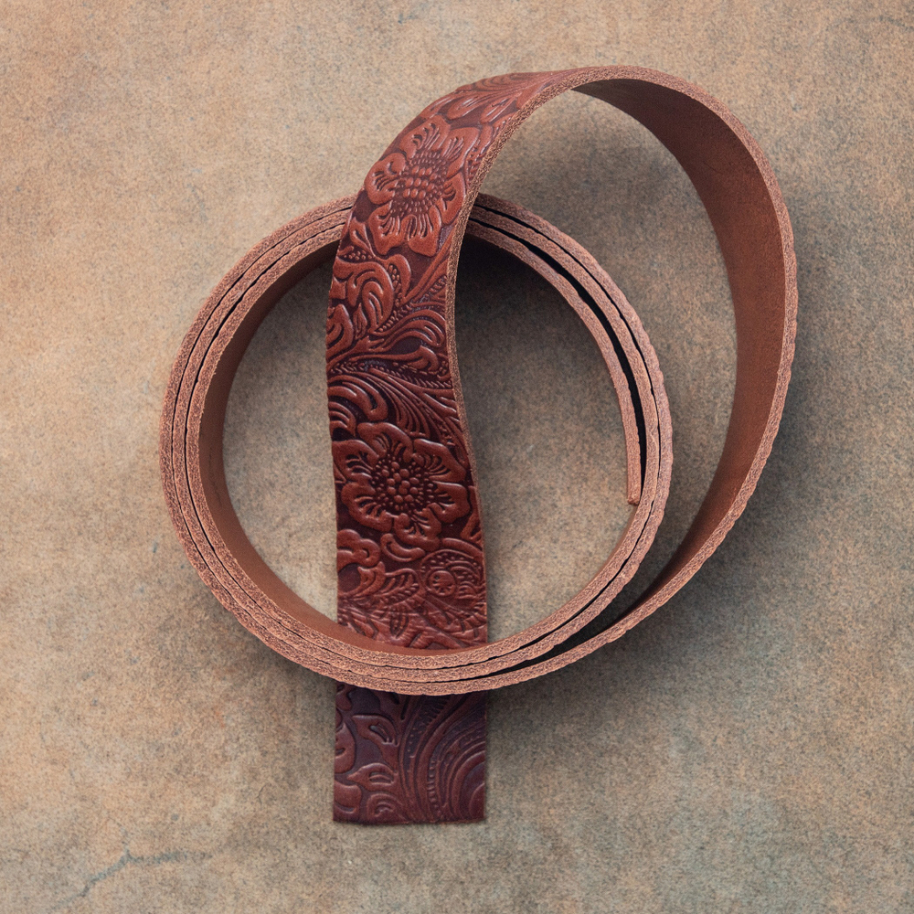 Ременная заготовка Charro Cognac (3,3-3,5 мм), цв. Коричневый