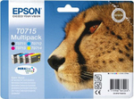 Epson T0715 Подлинный Голубой, Пурпурный, Желтый 1 шт C13T07154010
