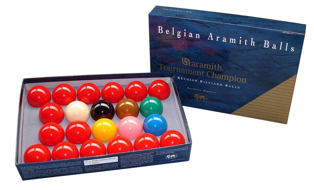 Комплект шаров 52.4 мм "Aramith Tournament" с поддоном