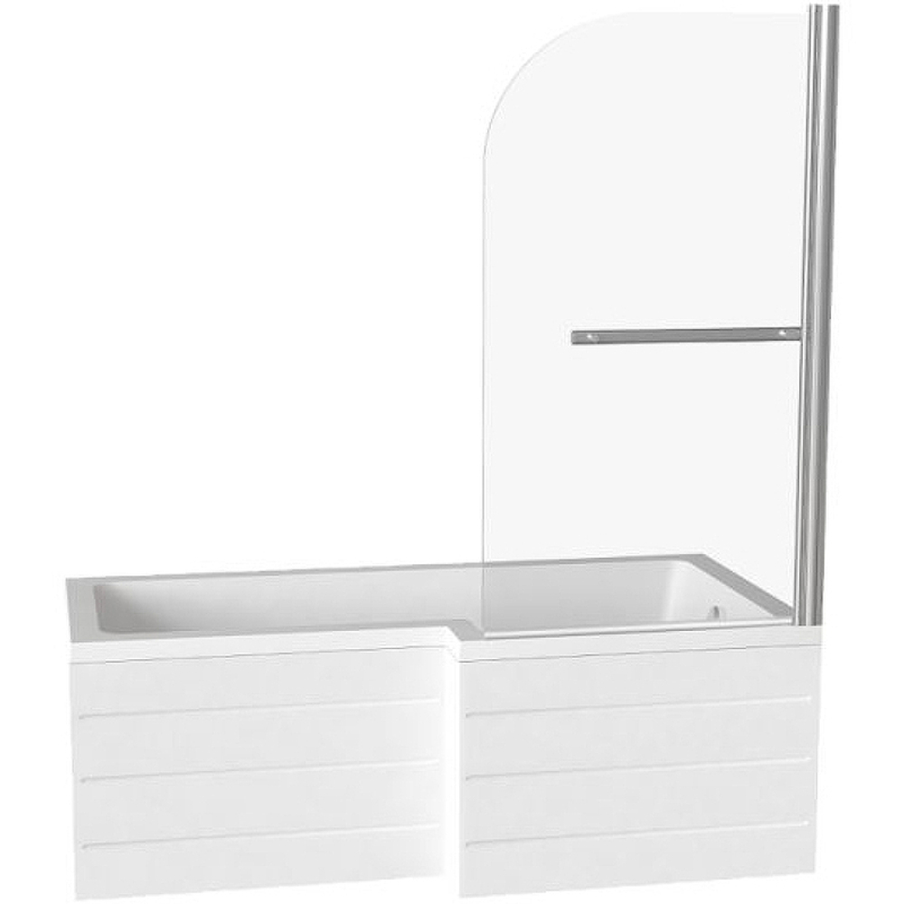 Акриловая ванна Bas (Бас) Эсте 170х85 R, с каркасом