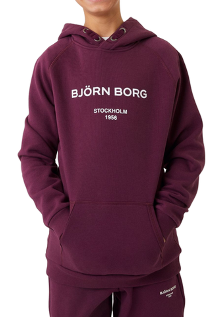 Детская теннисная толстовка Bjorn Borg Hoodie - grape wine