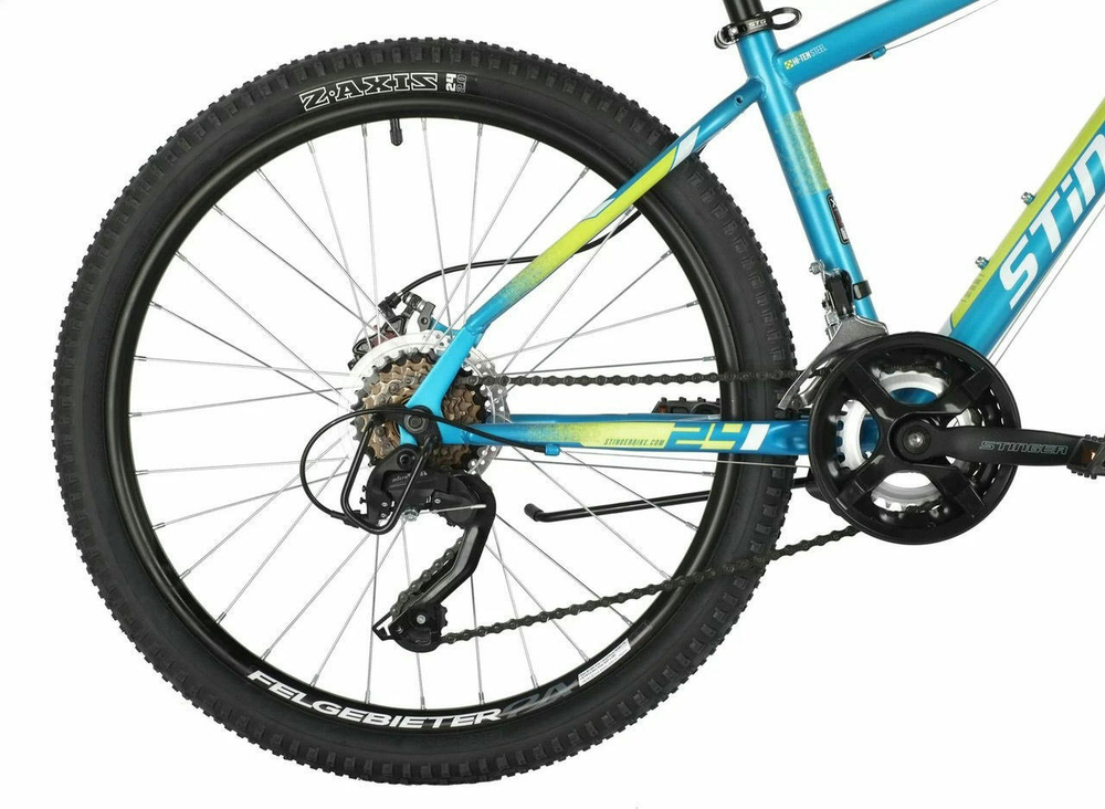 Подростковый велосипед Stinger Caiman D Microshift 24" (2021)
