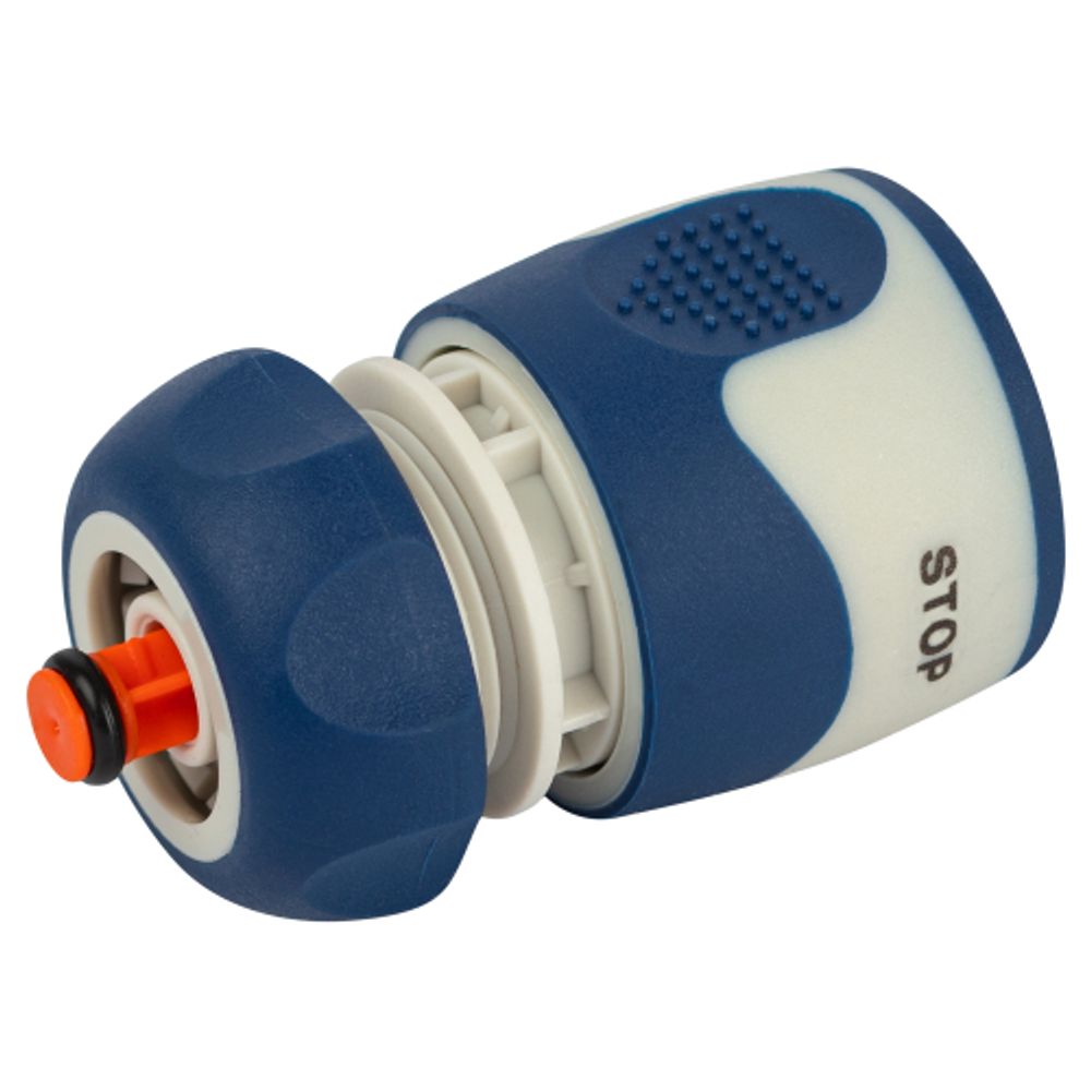 Коннектор GREEN APPLE GWHC20-058 с аквастопом 1/2 12 мм