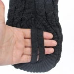 Кофта - свитер для мелких пород собак и кошек «BRO Style», косички, цвет черный, р S