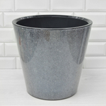 Горшок цветочный Grenada 16л D330мм на колесиках (гранит светло-серый)