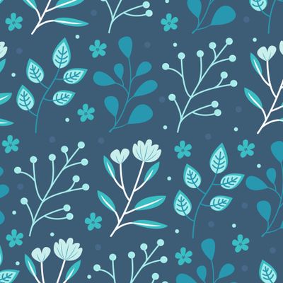 Голубые цветы