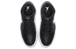Jordan 1 Mid Black White Women"s