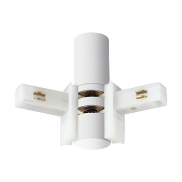 Соединитель с токопроводом гибкий угловой "L" 135248 белый Flum Novotech