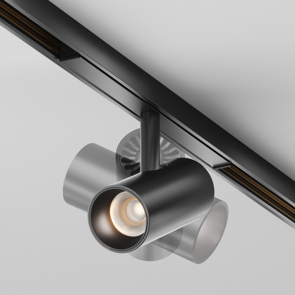 Трековый светодиодный светильник Maytoni Exility X Focus Led TR243-4-5WTW-DD2-B