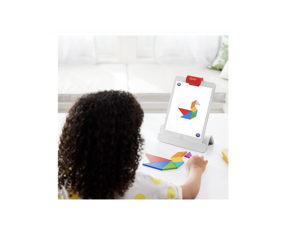 Osmo — Стартовый набор Genius для iPad и iPhone — 5 обучающих игр — возраст 6–10 лет — математика, правописание, творчество и многое другое — игрушки STEM в подарок для детей, мальчиков и девочек — возраст 6, 7, 8, 9, 10 лет (база Osmo включена)