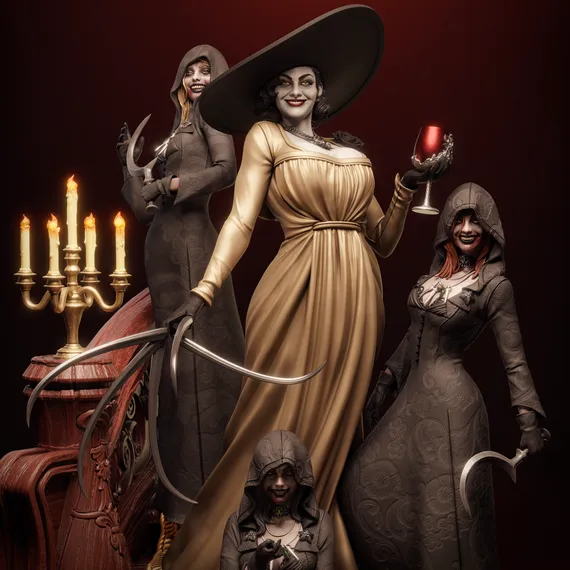 Dimitrescu Family - Resident Evil Village