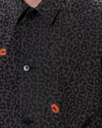 UNDERCOVER КУРТКА СЕРАЯ С ПРИНТОМ