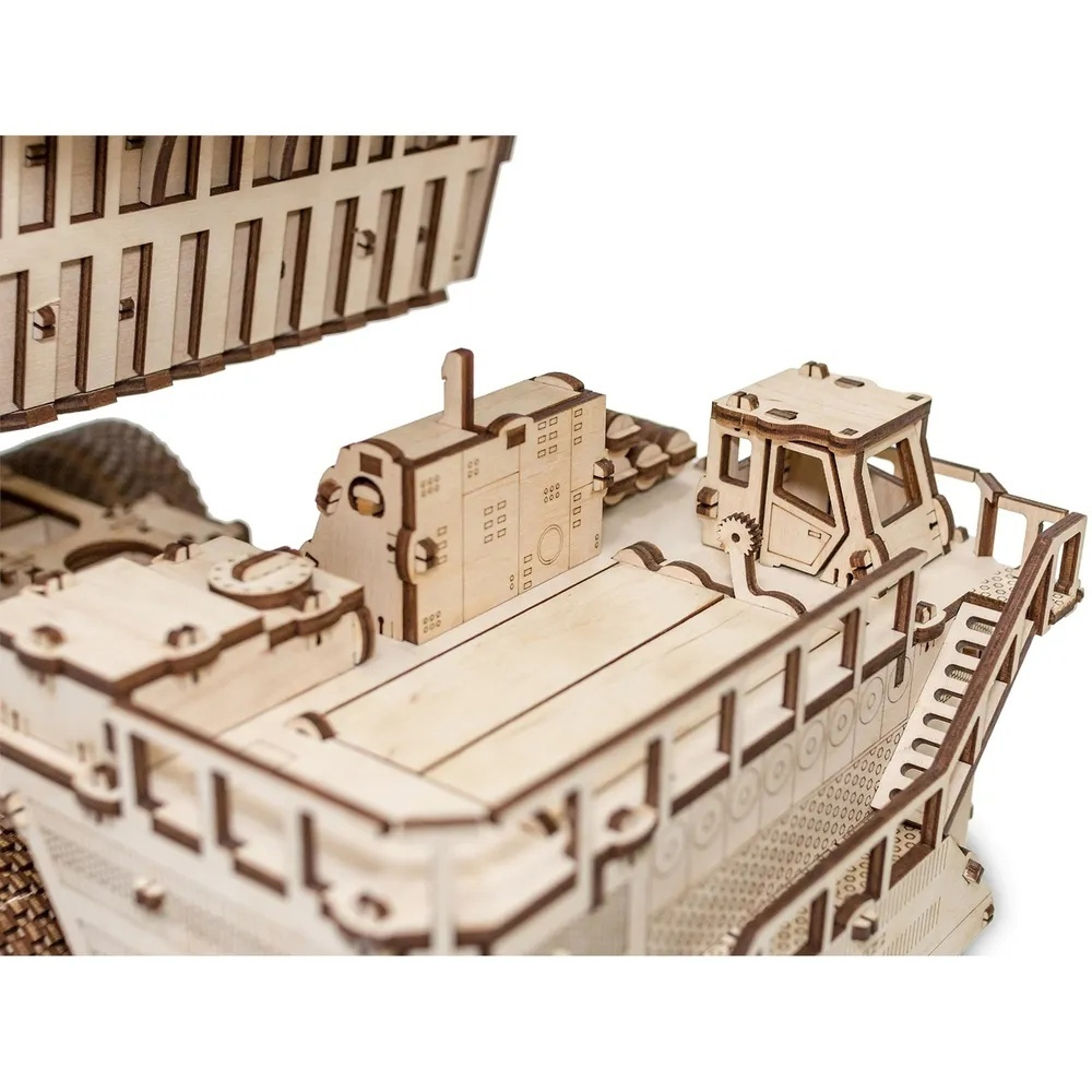 Белаз 75710 от Eco Wood Art - Деревянный конструктор, 3D пазл, Сборная механическая модель