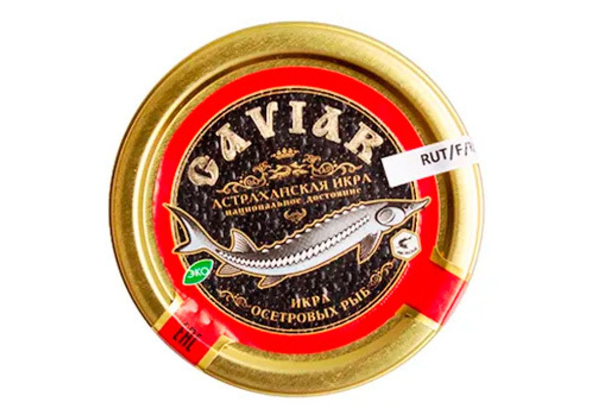 Икра черная стерляжья Астрахань, 30г