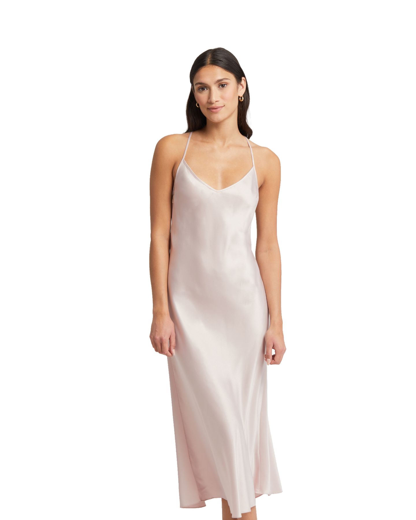 ночная сорочка из шармёза Rya Collection Stunning пыльная роза