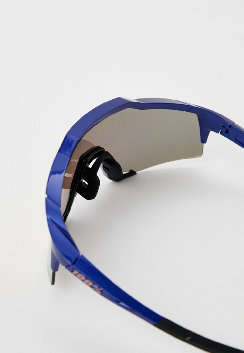 Спортивные очки с диоптриями 100% Speedcraft / Gloss Cobalt Blue / HiPER Copper Mirror Lens