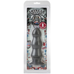Серая анальная пробка 17,8см Doc Johnson American Bombshell B-7 Tango Gun Metal 270-39-CD