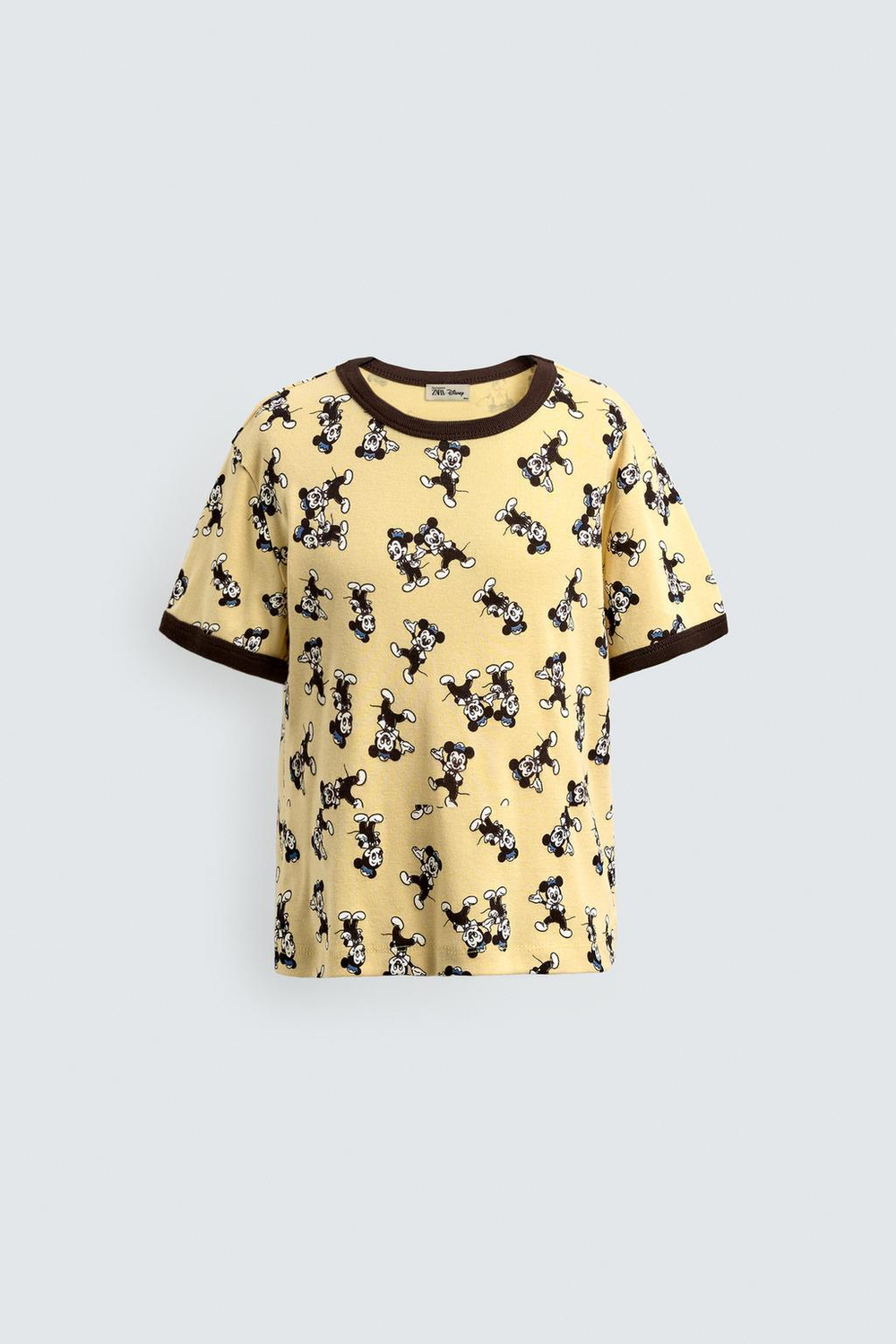 ZARA Х DISNEY ФУТБОЛКА MORTY + FERDY, ЖЕЛТЫЙ