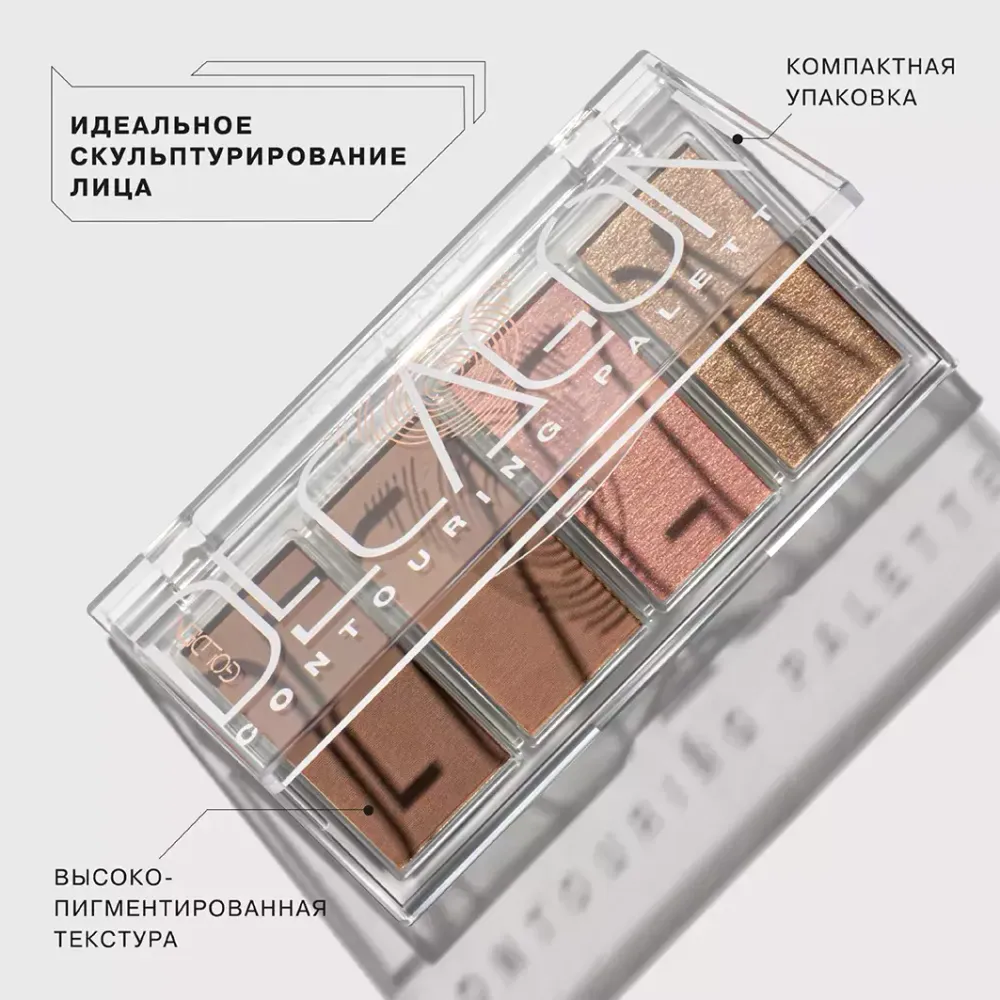 Палетка контуринга Influence Beauty Golden Decagon